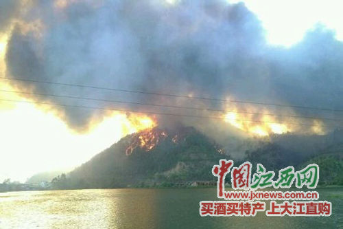 10月11日13時許,南康區(qū)龍華鄉(xiāng)羅邊組發(fā)生山火(圖片為網(wǎng)絡(luò)截圖) 10月11日13時許,南康區(qū)龍華鄉(xiāng)羅邊組發(fā)生山火(圖片為網(wǎng)絡(luò)截圖)