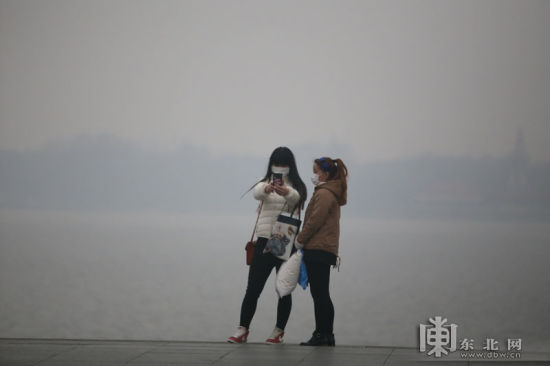 哈爾濱霧霾。資料圖 哈爾濱霧霾。資料圖