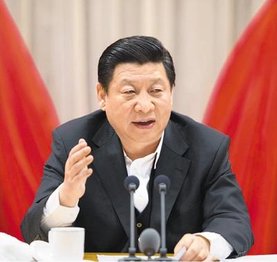 圖為:2014年2月17日,省部級主要領(lǐng)導(dǎo)干部學(xué)習(xí)貫徹十八屆三中全會精神全面深化改革專題研討班在中央黨校開班。中共中央總書記、國家主席、中央軍委主席習(xí)近平在開班式上發(fā)表重要講話。